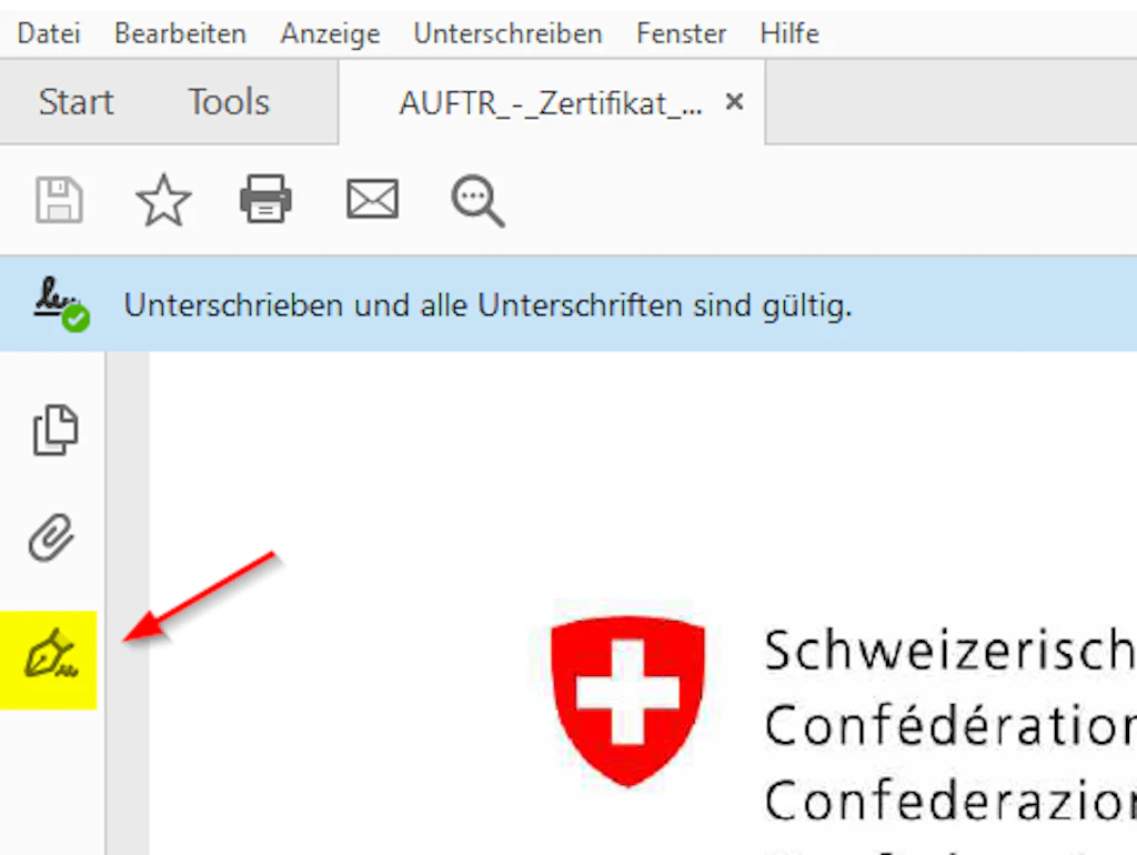 Prüfung E-Signatur 1